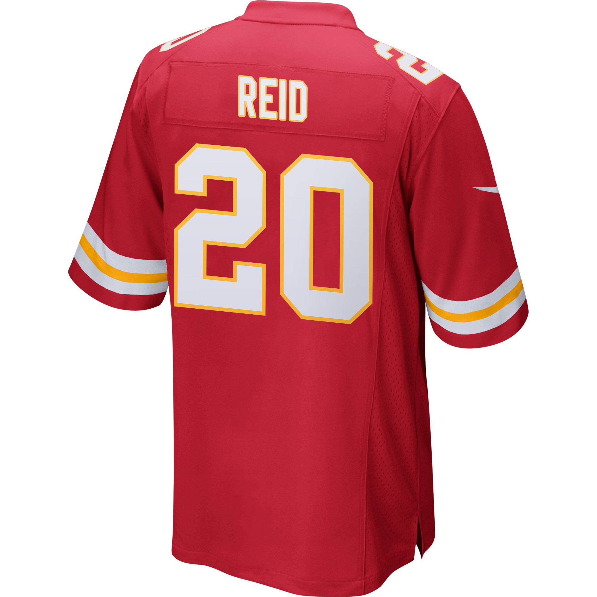 Justin Reid 20 Kansas City Chiefs Super Bowl LIX Champions Patch ‘New Orleans – The Ultimate Showdown’ EMBROIDERED Game Men Jersey – Red - Image 2