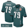 Trevor Keegan 79 Philadelphia Eagles Super Bowl LIX Champions Patch ‘New Orleans – The Ultimate Showdown’ EMBROIDERED Game Men Jersey – Midnight Green