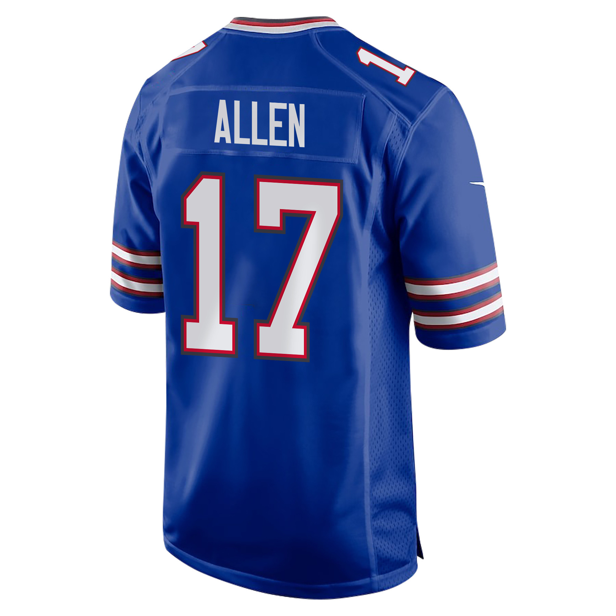 Josh Allen 17 Buffalo Bills Super Bowl LIX Champions Patch ‘New Orleans – Where Passion Ignites’ EMBROIDERED Game Men Jersey – Royal - Image 2