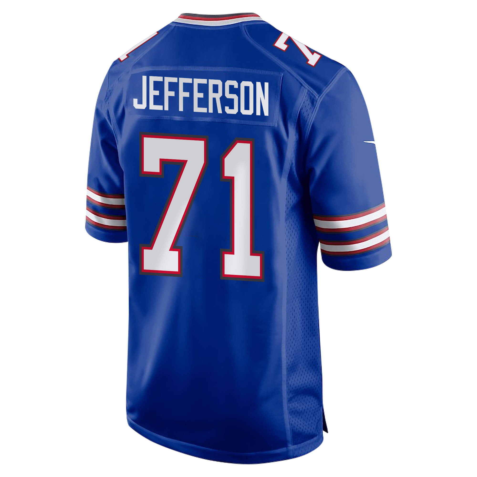 Quinton Jefferson 71 Buffalo Bills Super Bowl LIX Champions Patch ‘New Orleans – Where Passion Ignites’ EMBROIDERED Game Men Jersey – Royal - Image 2