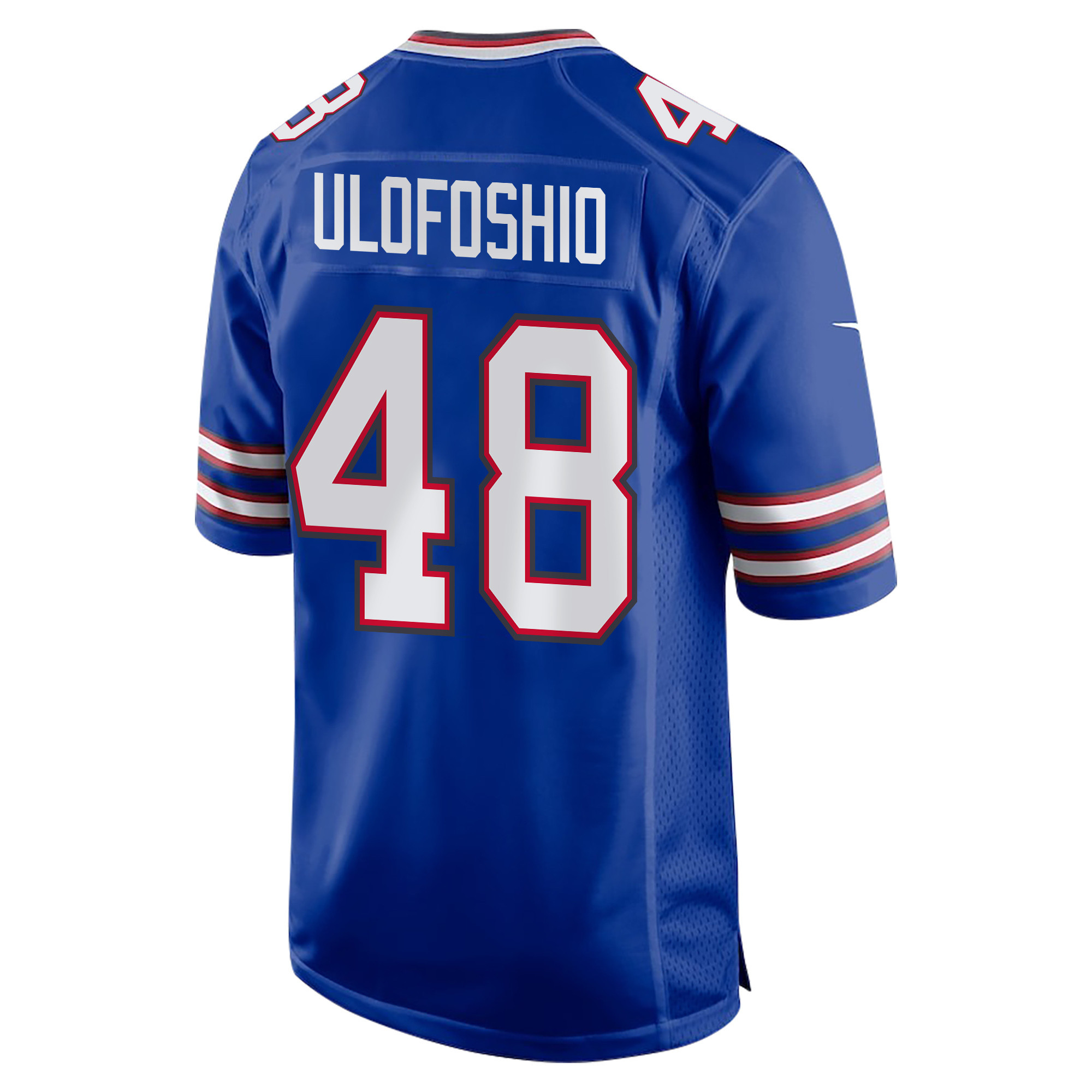 Edefuan Ulofoshio 48 Buffalo Bills Super Bowl LIX Champions Patch ‘New Orleans – Where Legends Are Made’ EMBROIDERED Game Men Jersey – Royal - Image 2