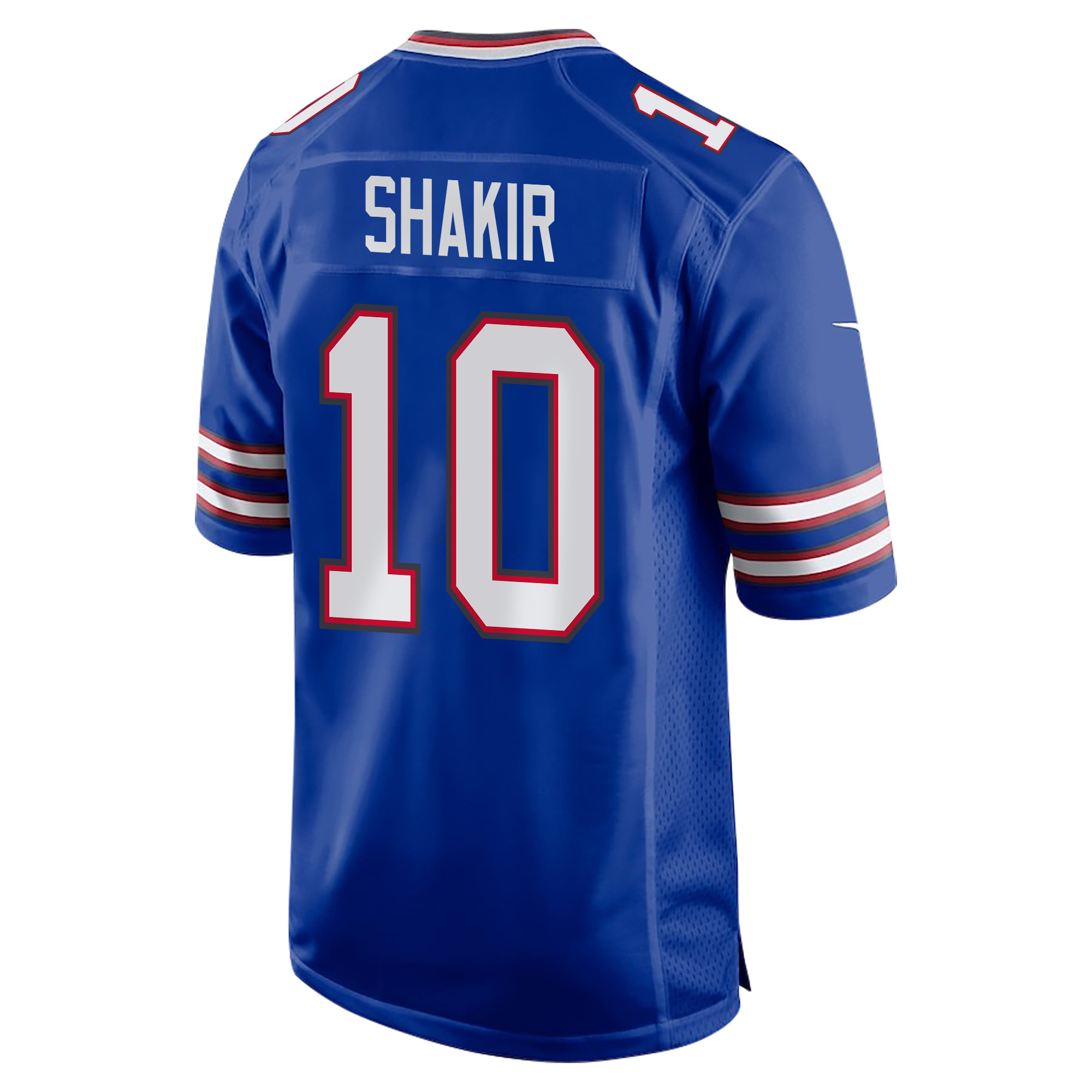 Khalil Shakir 10 Buffalo Bills Super Bowl LIX Champions Patch ‘New Orleans – Where Passion Ignites’ EMBROIDERED Game Men Jersey – Royal - Image 2