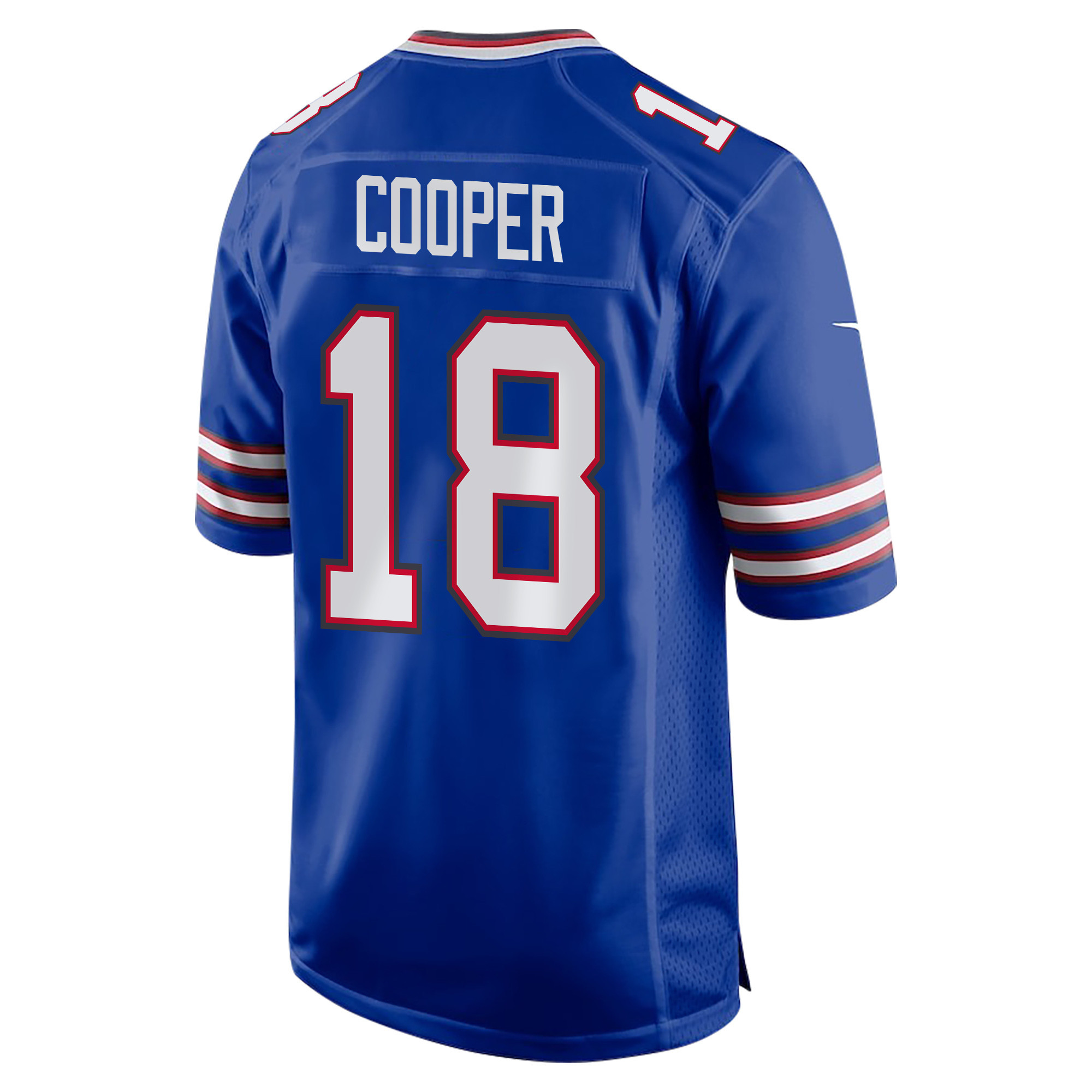 Amari Cooper 18 Buffalo Bills Super Bowl LIX Champions Patch ‘New Orleans – The Ultimate Showdown’ EMBROIDERED Game Men Jersey – Royal - Image 2