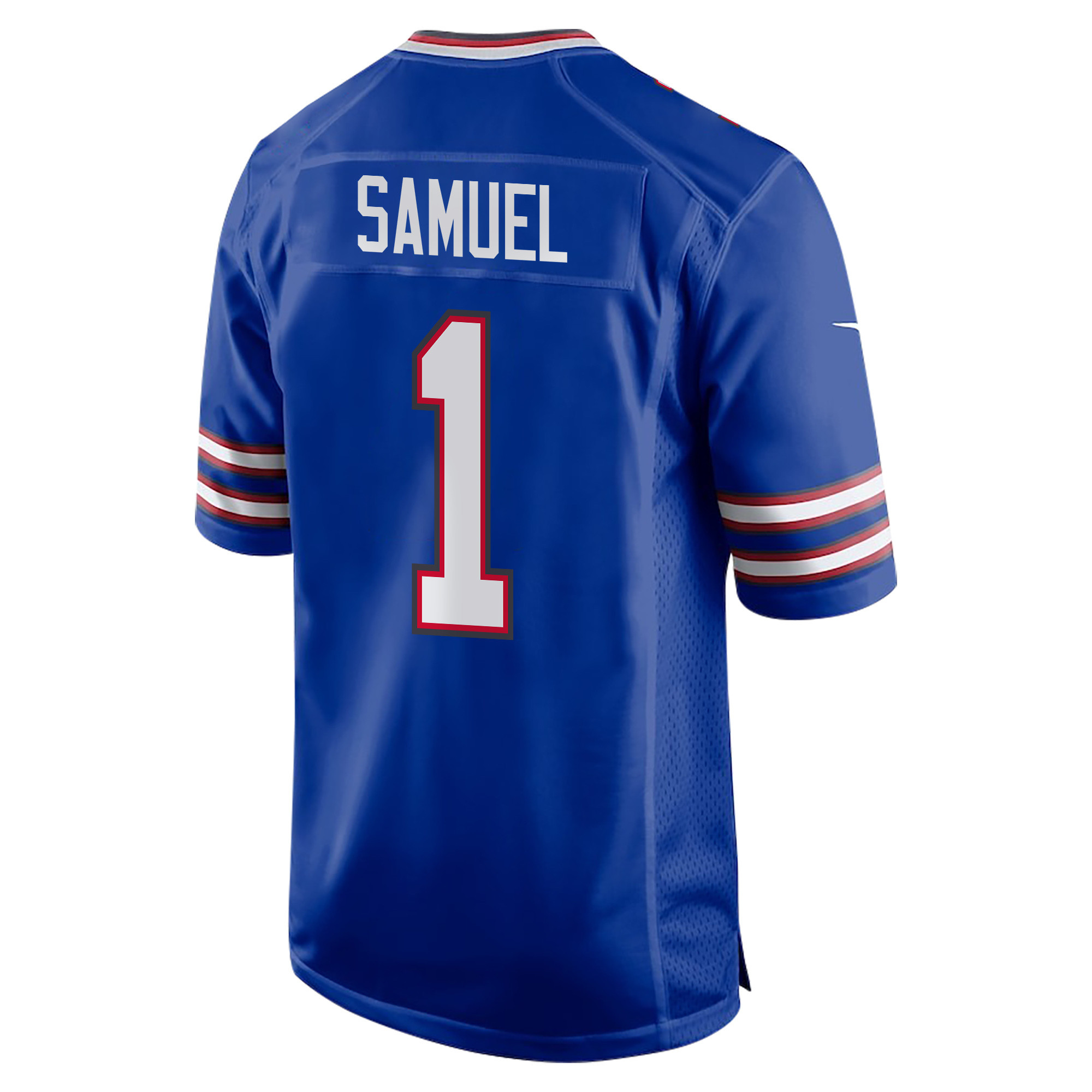 Curtis Samuel 1 Buffalo Bills Super Bowl LIX Champions Patch ‘New Orleans – The Ultimate Showdown’ EMBROIDERED Game Men Jersey – Royal - Image 2
