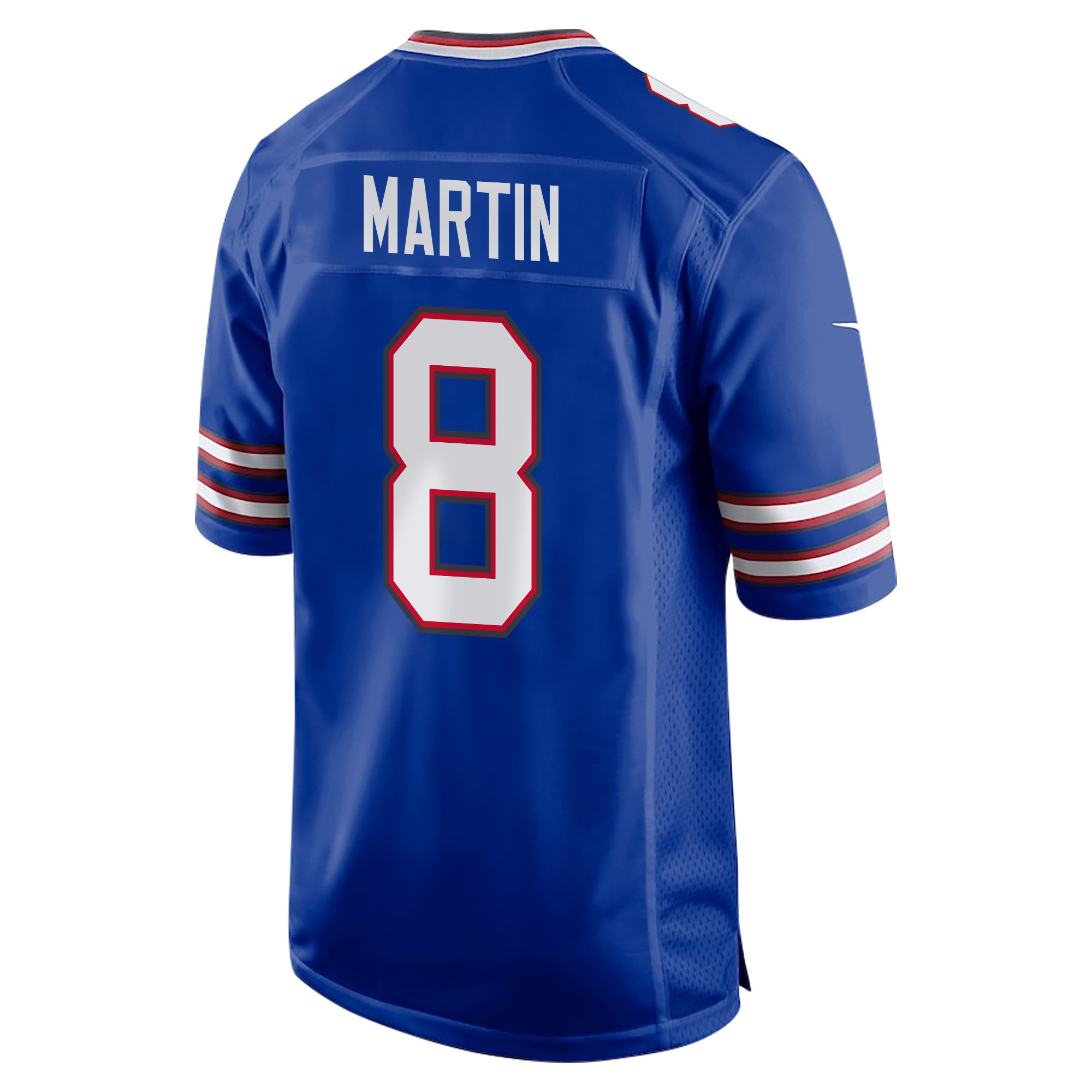 Sam Martin 8 Buffalo Bills Super Bowl LIX Champions Patch ‘New Orleans – A Symphony of Sport’ EMBROIDERED Game Men Jersey – Royal - Image 2