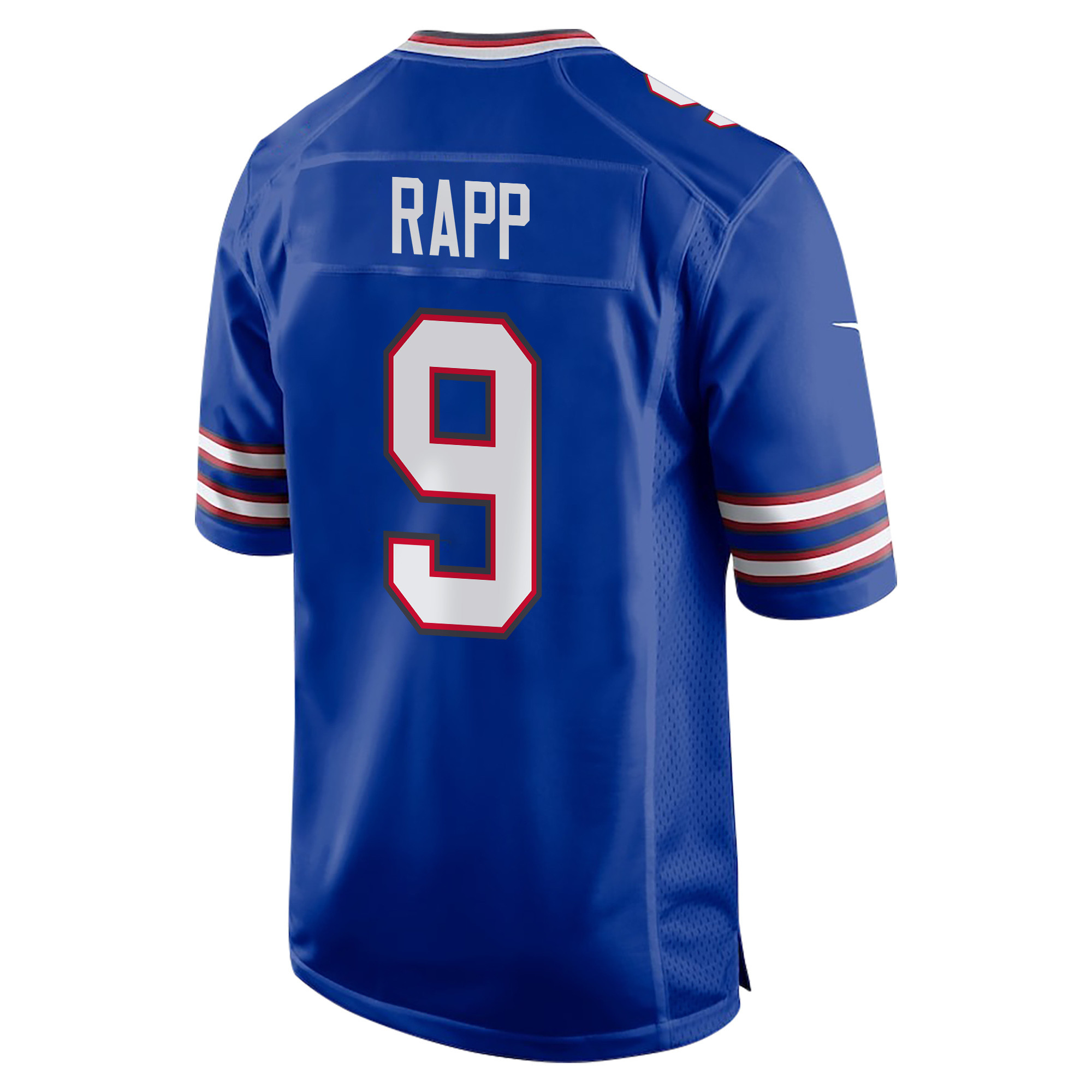 Taylor Rapp 9 Buffalo Bills Super Bowl LIX Champions Patch ‘New Orleans – Where Passion Ignites’ EMBROIDERED Game Men Jersey – Royal - Image 2