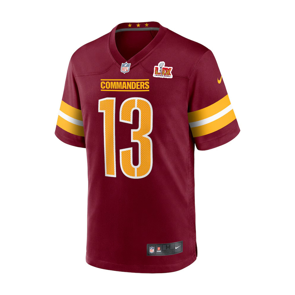 K.J. Osborn #13 Washington Commanders Super Bowl LIX Jersey – Men’s – Burgundy - Image 2