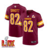 Ben Sinnott #82 Washington Commanders Super Bowl LIX Jersey – Men’s – Burgundy
