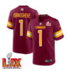 Noah Igbinoghene #1 Washington Commanders Super Bowl LIX Jersey – Men’s – Burgundy