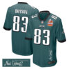 Jahan Dotson 83 Philadelphia Eagles Super Bowl LIX Champions Patch ‘New Orleans – Where Legends Are Made’ EMBROIDERED Game Men Jersey – Midnight Green