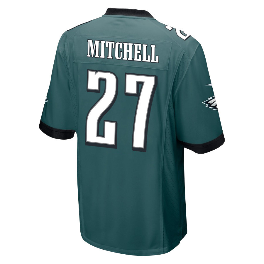Quinyon Mitchell 27 Philadelphia Eagles Super Bowl LIX Champions Patch ‘New Orleans – Where Legends Are Made’ EMBROIDERED Game Men Jersey – Midnight Green - Image 2