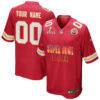 Kansas City Chiefs Super Bowl LIX Game Men Custom Jersey – Red