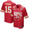 Patrick Mahomes 15 Kansas City Chiefs The Hero Game Men Jersey – Red