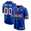 Buffalo Bills Super Bowl LIX Game Men Custom Jersey – Royal
