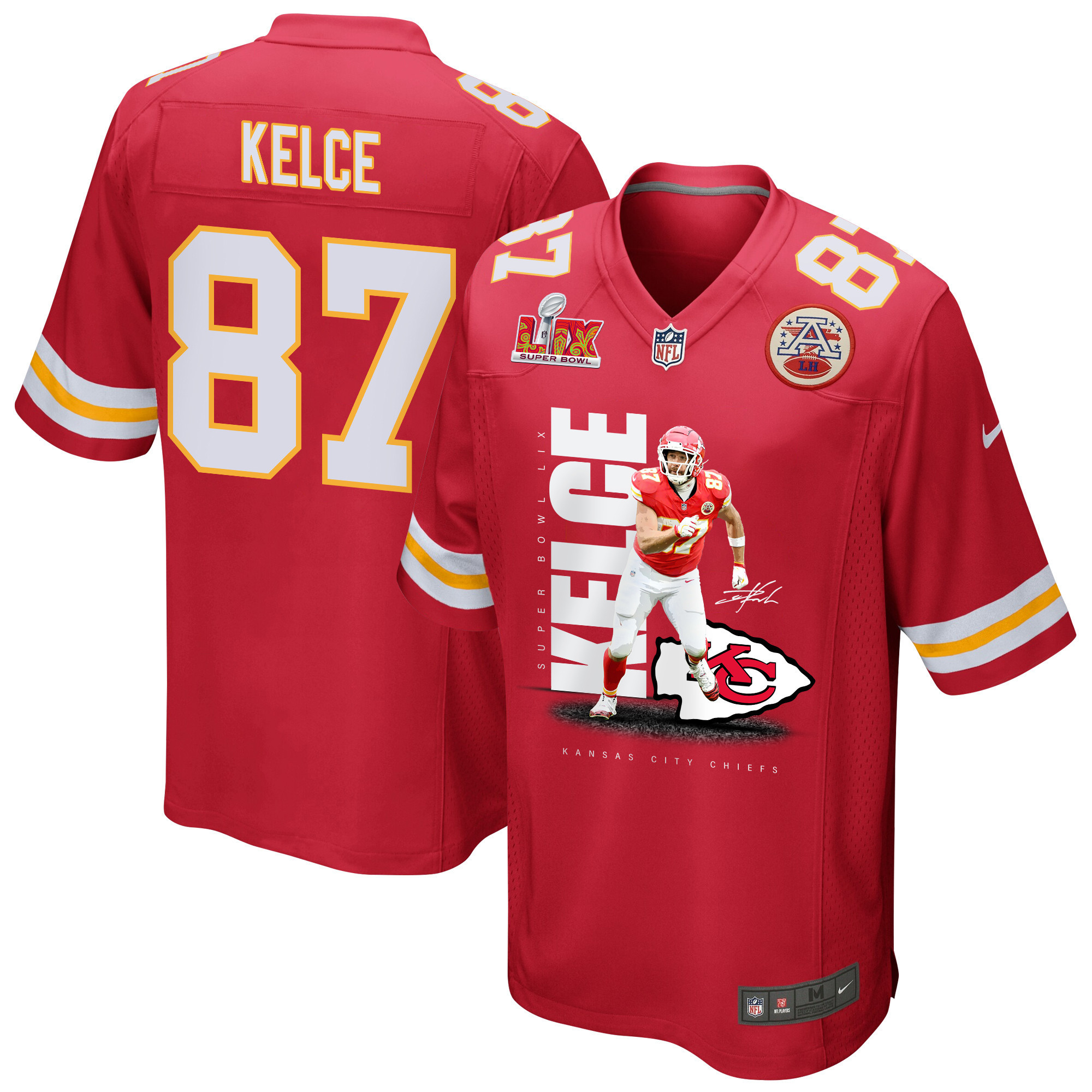 Travis Kelce 87 Kansas City Chiefs The Kansas City Stallion Game Men Jersey – Red