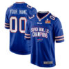 Buffalo Bills Super Bowl LIX Champions V2 Game Men Custom Jersey – Royal