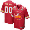 Kansas City Chiefs Super Bowl LIX Champions Game Men Custom Jersey – Red