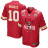 Isiah Pacheco 10 Kansas City Chiefs Best Running Back Game Men Jersey – Red