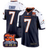 Denver Broncos 3-Time Champions Patch Game Jersey – Al Stitched – Navy Alternate – John Elway Jersey