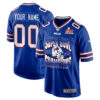 Buffalo Bills Super Bowl LIX Champions Helmet Game Men Custom Jersey – Royal