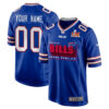 Buffalo Bills Super Bowl LIX Champions Big Bills Game Men Custom Jersey – Royal