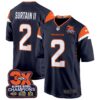 Denver Broncos 3-Time Champions Patch Game Jersey – Al Stitched – Navy – Patrick Surtain II Jersey