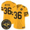Pittsburgh Steelers Throwback 1933 Patch Vapor Limited Jersey – All Stitched – Gold – Jerome Bettis Jersey