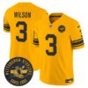 Pittsburgh Steelers Throwback 1962 Vapor Limited Jersey – Est. 1933 Patch – All Stitched – Gold – Russell Wilson Jersey