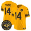 Pittsburgh Steelers Throwback 1962 Vapor Limited Jersey – Est. 1933 Patch – All Stitched – Gold – George Pickens Jersey