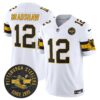 Pittsburgh Steelers Throwback 1933 Patch Vapor Limited Jersey – All Stitched – White – Terry Bradshaw Jersey