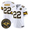 Pittsburgh Steelers Throwback 1933 Patch Vapor Limited Jersey – All Stitched – White – Najee Harris Jersey