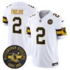 Pittsburgh Steelers Throwback 1933 Patch Vapor Limited Jersey – All Stitched – White – Justin Fields Jersey