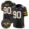 Pittsburgh Steelers Throwback 1933 Patch Vapor Limited Jersey – All Stitched – Black – T. J. Watt Jersey