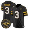 Pittsburgh Steelers Throwback 1933 Patch Vapor Limited Jersey – All Stitched – Black – Russell Wilson Jersey