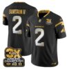 Denver Broncos 3-Time Champions Patch Gold Vapor Limited Jersey – All Stitched – Black Limited – Patrick Surtain II Jersey