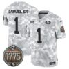 49ers 2024 Salute to Service Establishment Year Patch Vapor Limited Jersey – All Stitched – Marines – Deebo Samuel Jersey