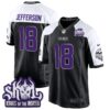 Minnesota Vikings 2024 Winter Warrior Skol Patch Game Jersey – All Stitched – Black Alternate – Justin Jefferson Jersey