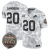Detroit Lions 2024 Salute to Service Establishment Year Patch Vapor Limited Jersey – All Stitched – Marines – Barry Sanders Jersey