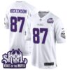 Minnesota Vikings 2024 Winter Warrior Skol Patch Game Jersey – All Stitched – White Limited – T.J. Hockenson Jersey