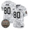 49ers 2024 Salute to Service Establishment Year Patch Vapor Limited Jersey – All Stitched – Marines – Jerry Rice Jersey