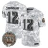 Eagles 2024 Salute to Service Establishment Year Patch Vapor Limited Jersey – All Stitched – Navy – Randall Cunningham Jersey