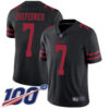 Nike 49ers #7 Colin Kaepernick Black Alternate Men’s Stitched NFL 100th Season Vapor Limited Jersey