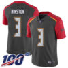 Nike Buccaneers #3 Jameis Winston Gray Men’s Stitched NFL Limited Inverted Legend 100th Season Jersey