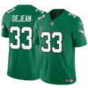 Men’s Philadelphia Eagles #33 Cooper DeJean Green 2024 Draft F.U.S.E. Vapor Untouchable Throwback Limited Football Stitched Jersey