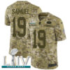 Nike 49ers #19 Deebo Samuel Camo Super Bowl LIV 2020 Men’s Stitched NFL Limited 2018 Salute To Service Jersey