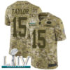 Nike 49ers #15 Trent Taylor Camo Super Bowl LIV 2020 Men’s Stitched NFL Limited 2018 Salute To Service Jersey