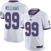 Giants #99 Leonard Williams White Men’s Stitched Football Limited Rush Jersey