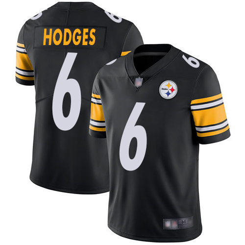 Nike Steelers #6 Devlin Hodges Black Team Color Men’s Stitched NFL Vapor Untouchable Limited Jersey