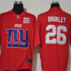 Men’s New York Giants #26 Saquon Barkley Red 2020 Big Logo Number Vapor Untouchable Stitched NFL Nike Fashion Limited Jersey