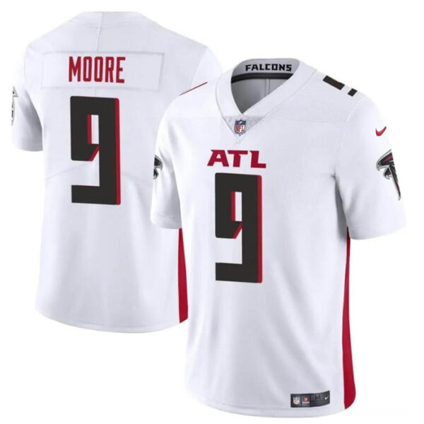 Men’s Atlanta Falcons #9 Rondale Moore White Vapor Untouchable Limited Football Stitched Jersey